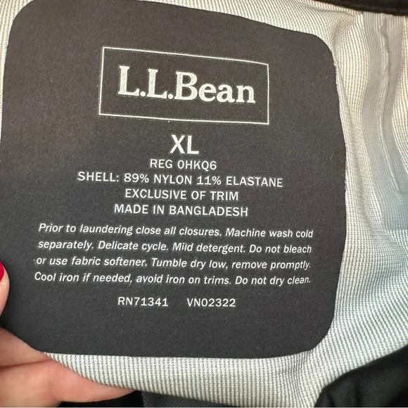 L.L. Bean Tek O2 Storm Pants 4 Season Waterproof Breathable Pants - Picture 5 of 6